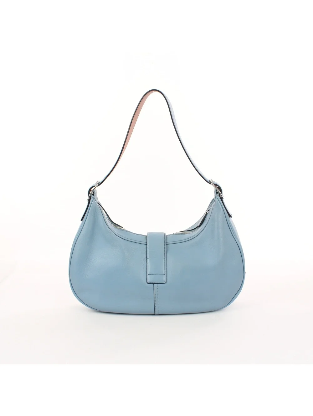 Coach 7592 Blue Leather Vintage Hamptons Hobo Bag